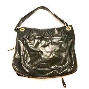 COLE HAAN | Black Leather Hobo Purse